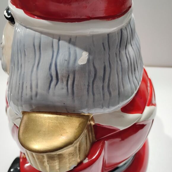 Vintage Gibson Housewares Nutcracker Christmas Cookie Jar Holiday 10" - Picture 5 of 11